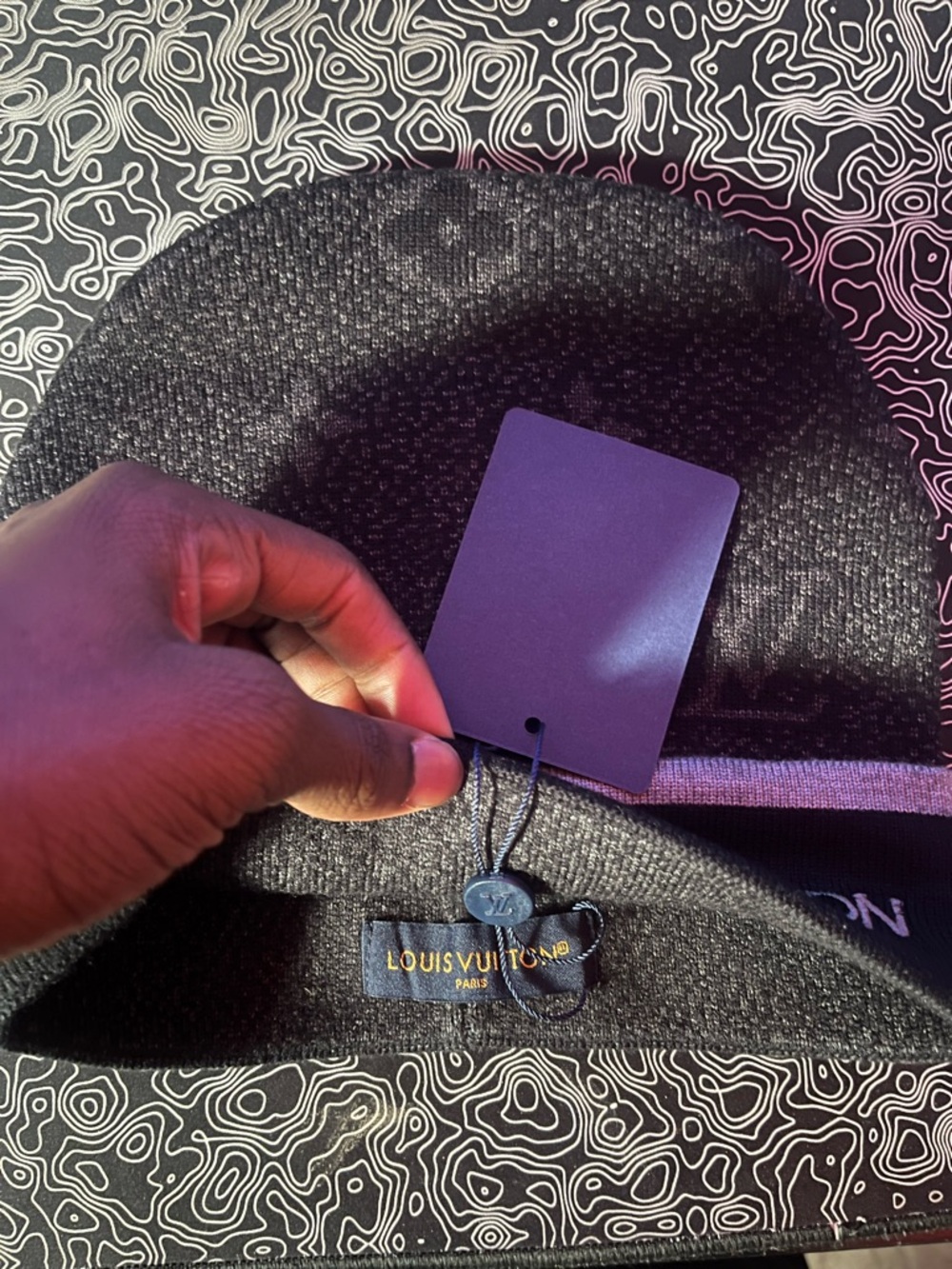 Louis Vuitton Black Beanie - Picture 3 of 3